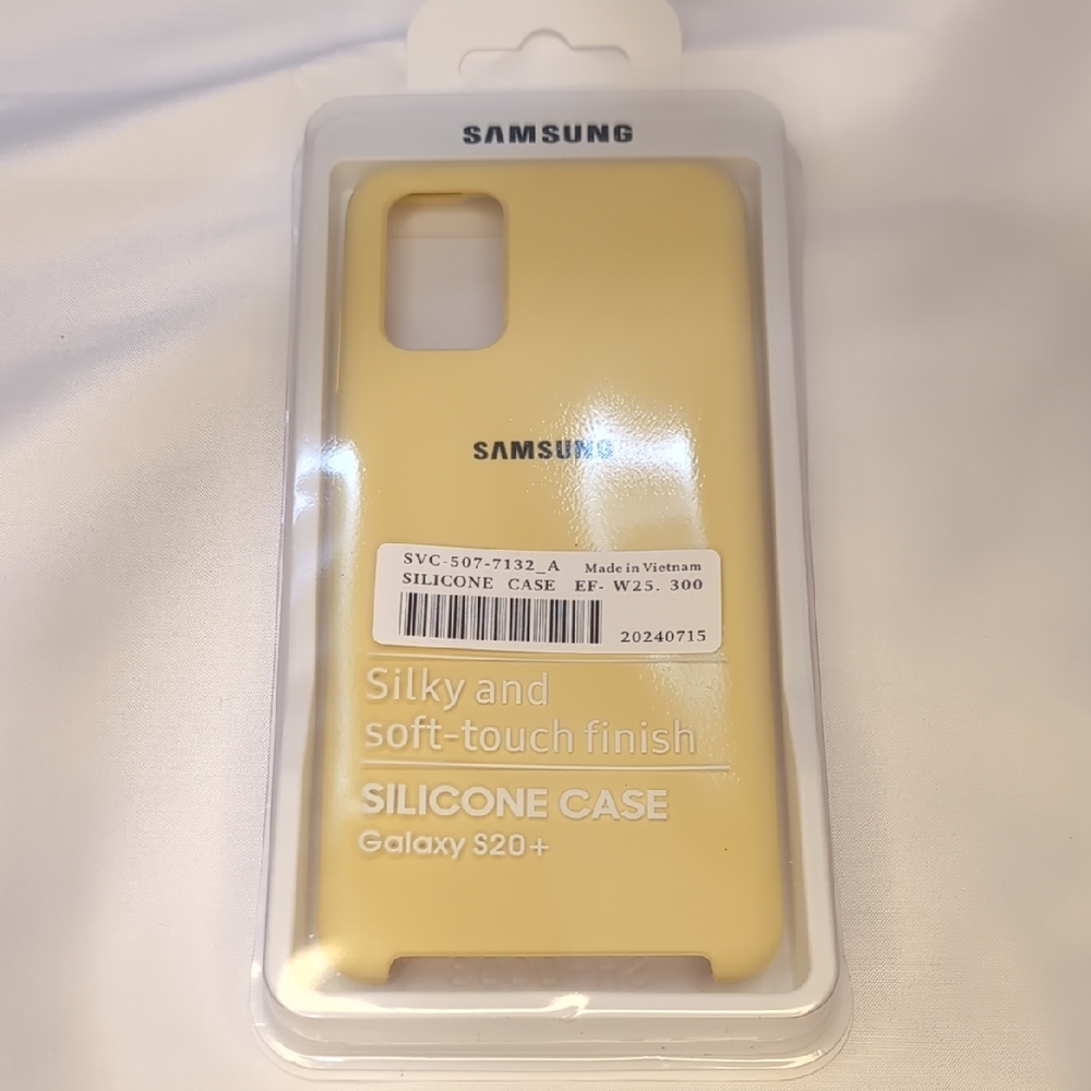 Samsung Galaxy S20+ Soft Silicone Case - Cream